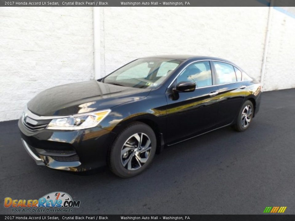 2017 Honda Accord LX Sedan Crystal Black Pearl / Black Photo #5