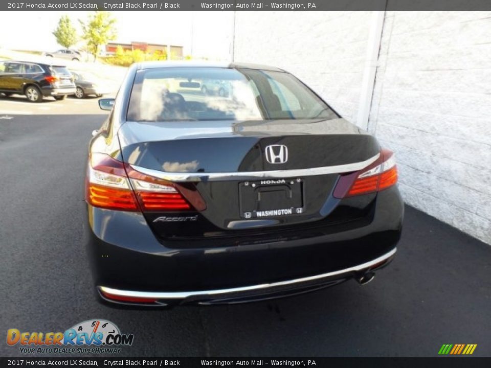 2017 Honda Accord LX Sedan Crystal Black Pearl / Black Photo #7