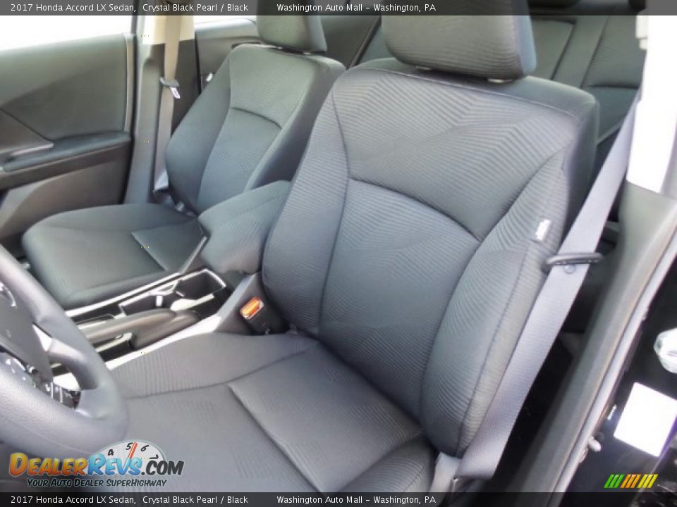 2017 Honda Accord LX Sedan Crystal Black Pearl / Black Photo #9