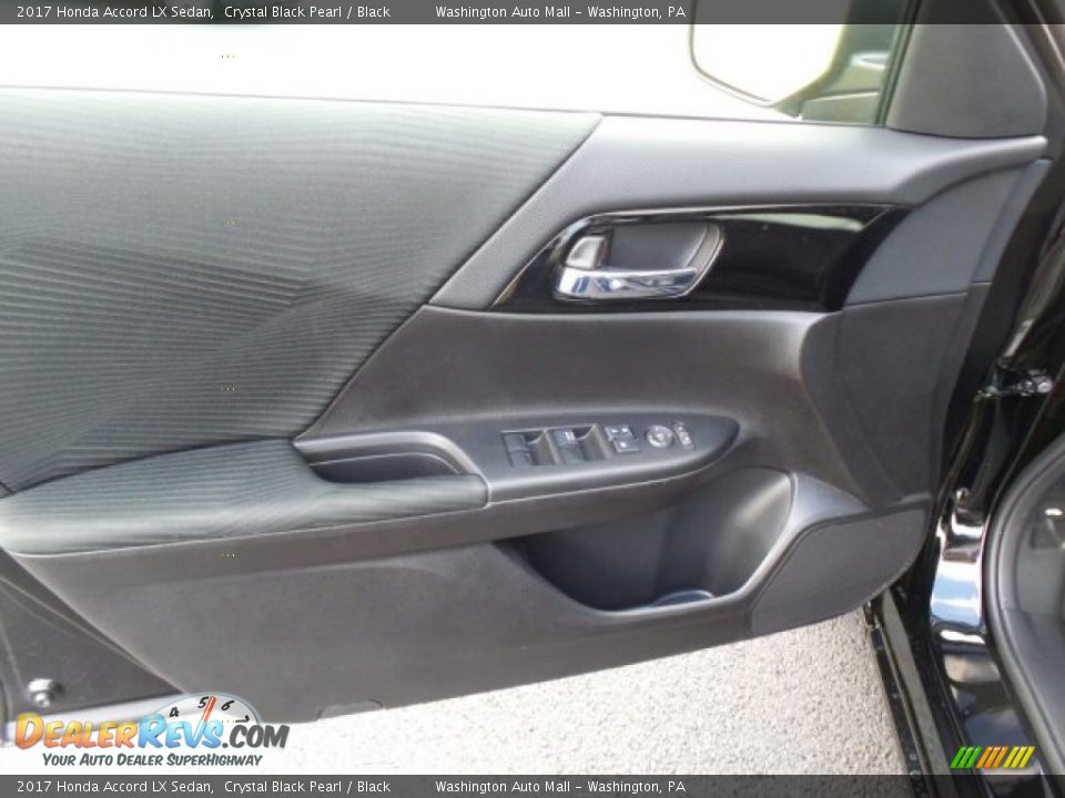 2017 Honda Accord LX Sedan Crystal Black Pearl / Black Photo #13