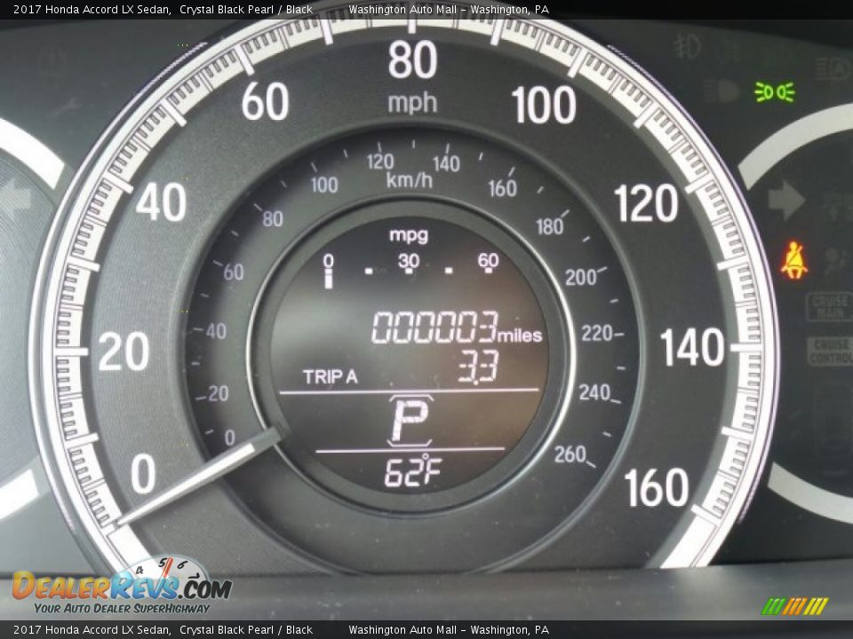 2017 Honda Accord LX Sedan Crystal Black Pearl / Black Photo #14