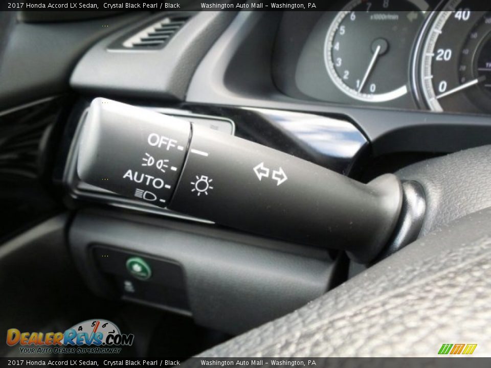 2017 Honda Accord LX Sedan Crystal Black Pearl / Black Photo #18
