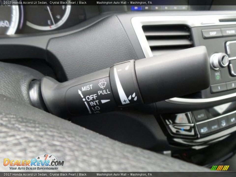 2017 Honda Accord LX Sedan Crystal Black Pearl / Black Photo #20