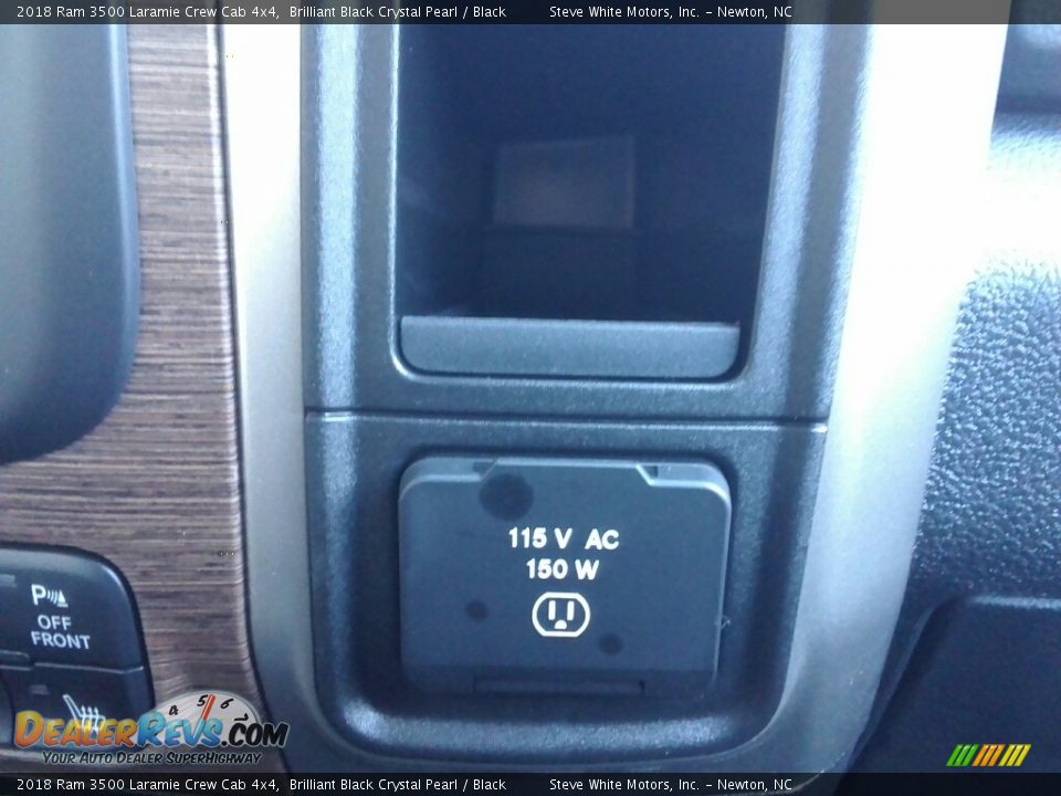 2018 Ram 3500 Laramie Crew Cab 4x4 Brilliant Black Crystal Pearl / Black Photo #27
