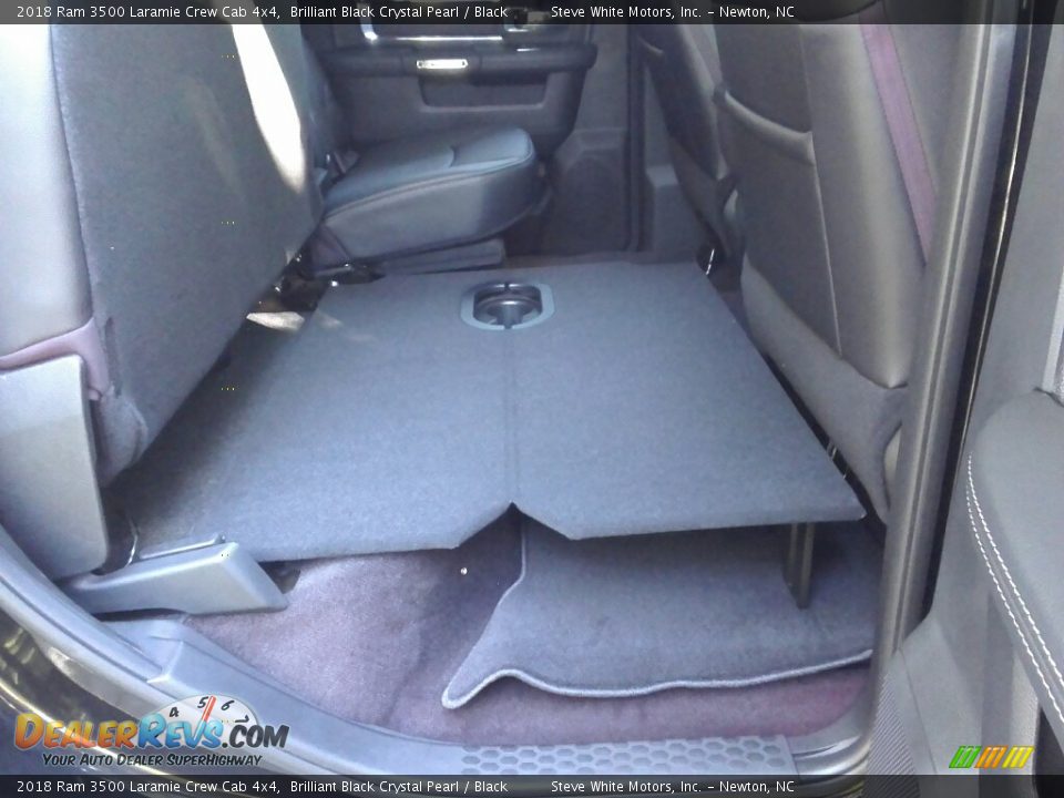 2018 Ram 3500 Laramie Crew Cab 4x4 Brilliant Black Crystal Pearl / Black Photo #30