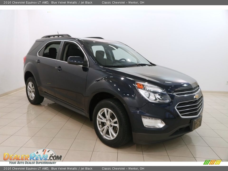 2016 Chevrolet Equinox LT AWD Blue Velvet Metallic / Jet Black Photo #1
