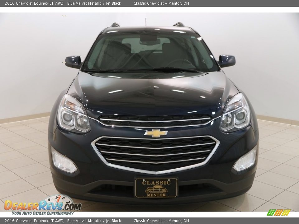 2016 Chevrolet Equinox LT AWD Blue Velvet Metallic / Jet Black Photo #2