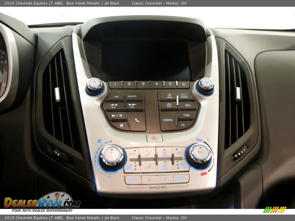 2016 Chevrolet Equinox LT AWD Blue Velvet Metallic / Jet Black Photo #7