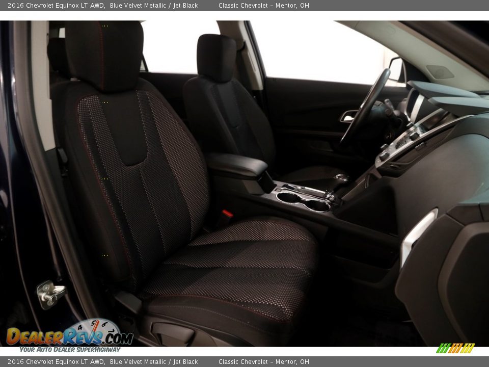2016 Chevrolet Equinox LT AWD Blue Velvet Metallic / Jet Black Photo #14