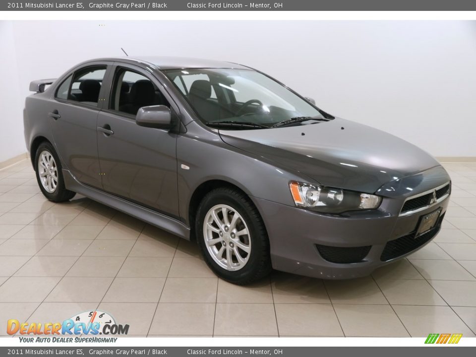 2011 Mitsubishi Lancer ES Graphite Gray Pearl / Black Photo #1