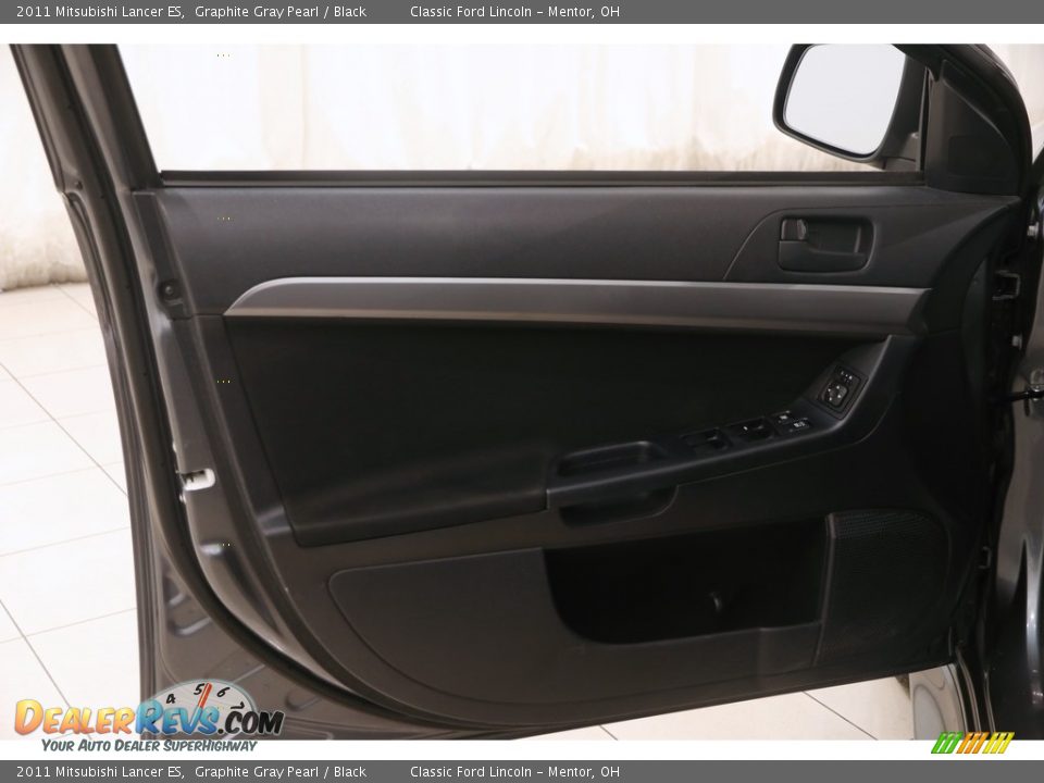 2011 Mitsubishi Lancer ES Graphite Gray Pearl / Black Photo #4