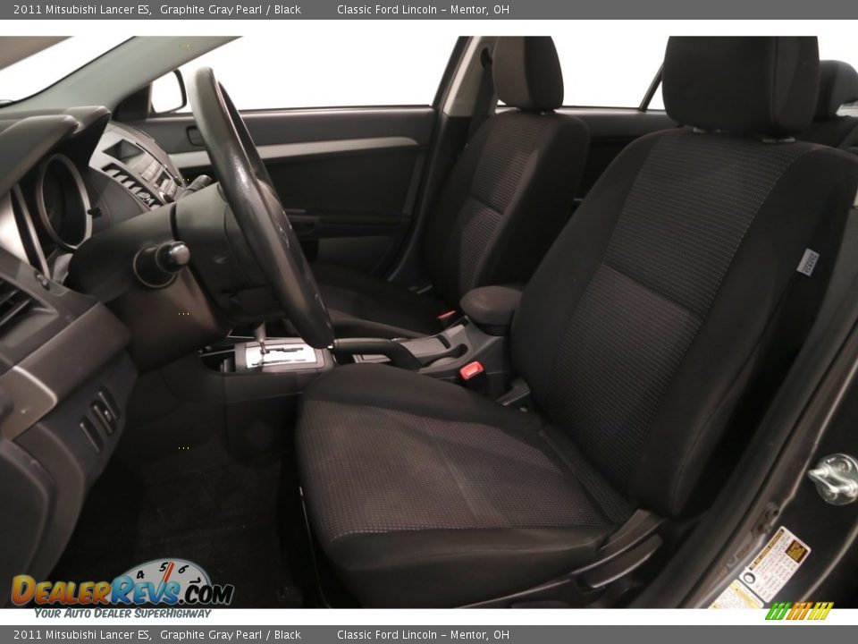 2011 Mitsubishi Lancer ES Graphite Gray Pearl / Black Photo #5