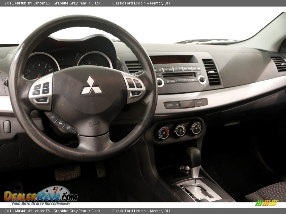 2011 Mitsubishi Lancer ES Graphite Gray Pearl / Black Photo #6