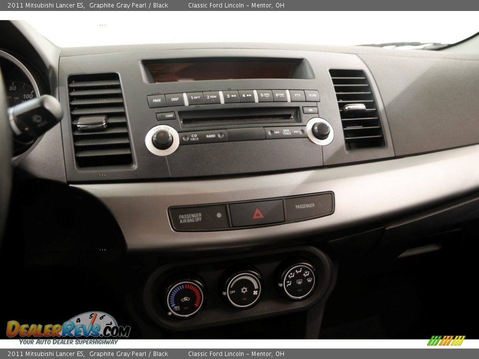 2011 Mitsubishi Lancer ES Graphite Gray Pearl / Black Photo #9