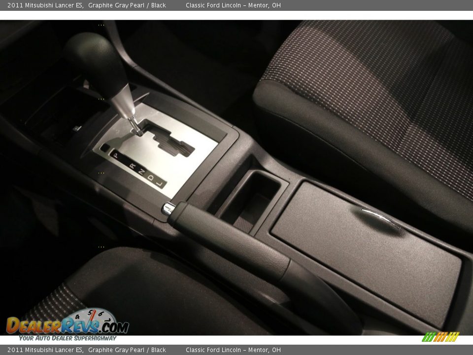 2011 Mitsubishi Lancer ES Graphite Gray Pearl / Black Photo #11
