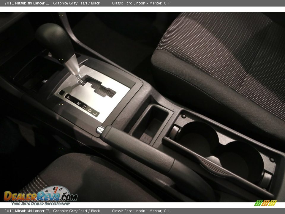2011 Mitsubishi Lancer ES Graphite Gray Pearl / Black Photo #12