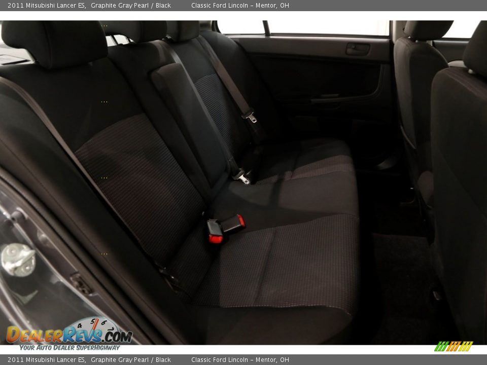 2011 Mitsubishi Lancer ES Graphite Gray Pearl / Black Photo #14