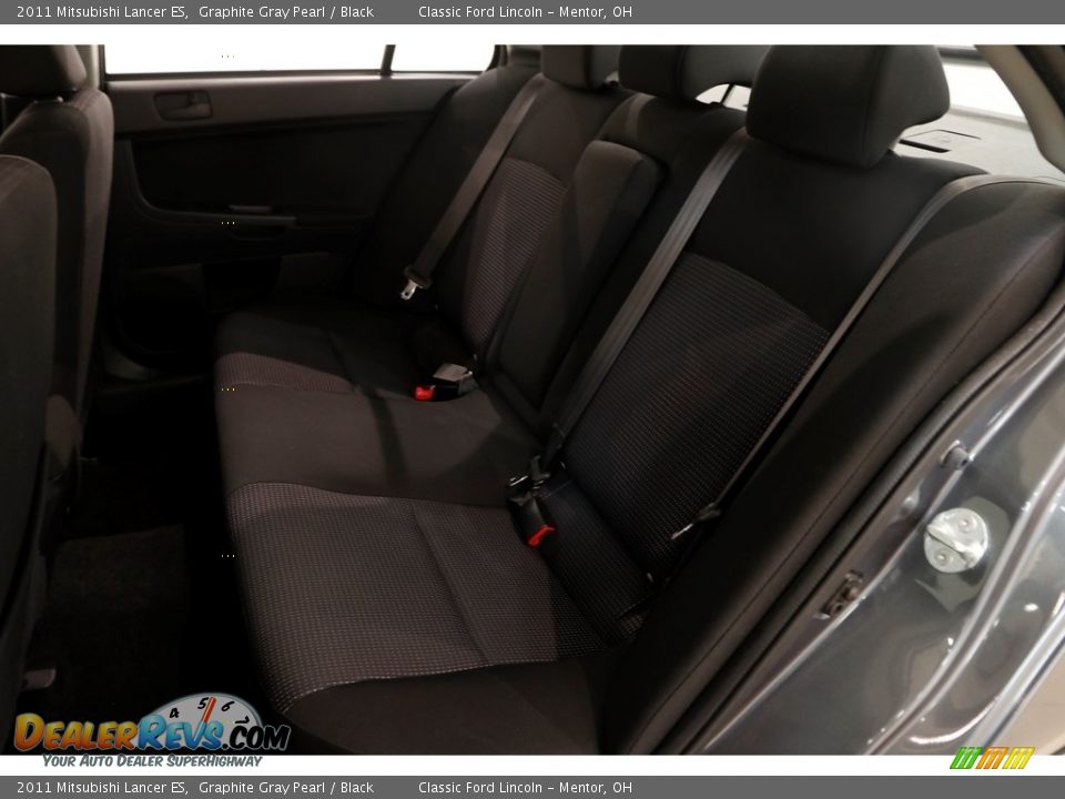 2011 Mitsubishi Lancer ES Graphite Gray Pearl / Black Photo #15