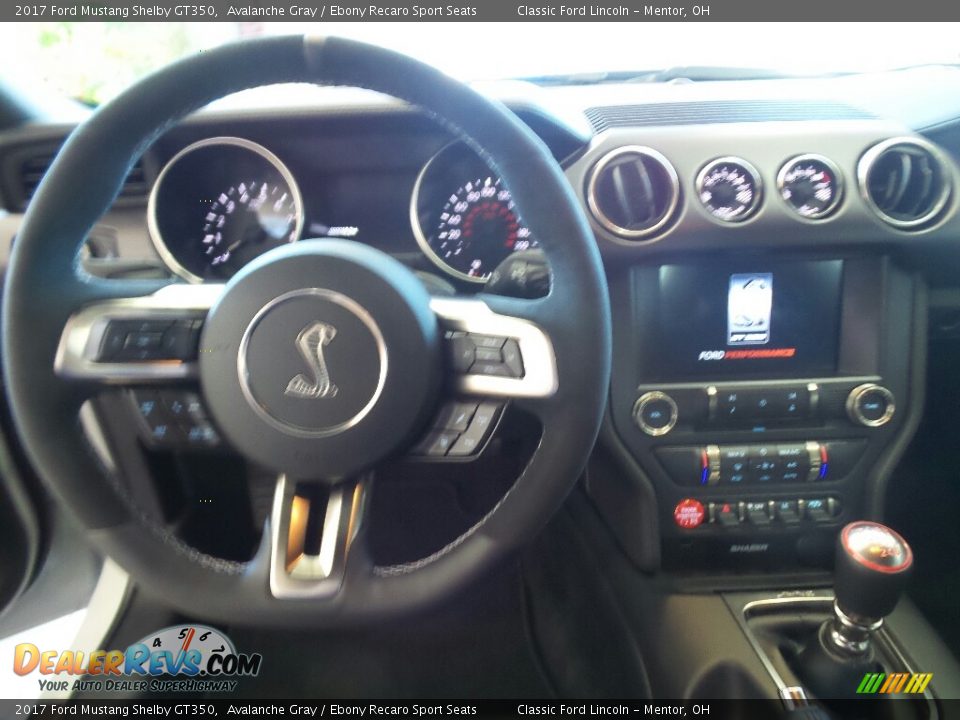 2017 Ford Mustang Shelby GT350 Avalanche Gray / Ebony Recaro Sport Seats Photo #7