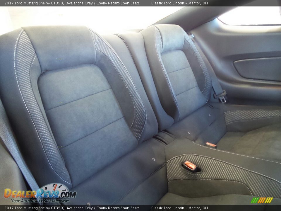 Rear Seat of 2017 Ford Mustang Shelby GT350 Photo #10