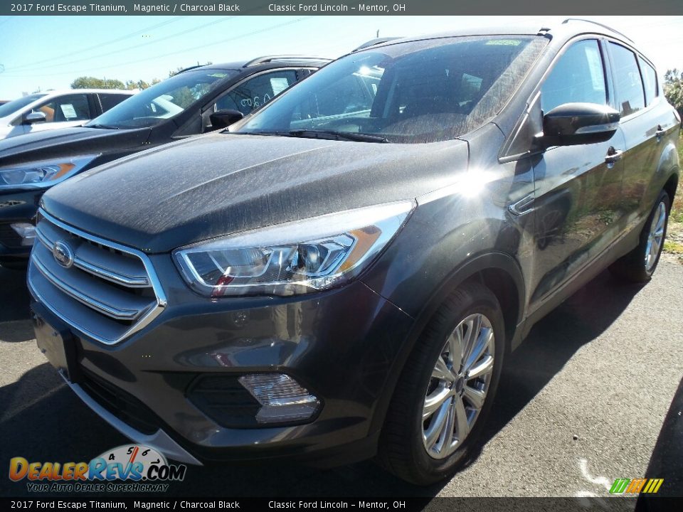 2017 Ford Escape Titanium Magnetic / Charcoal Black Photo #1