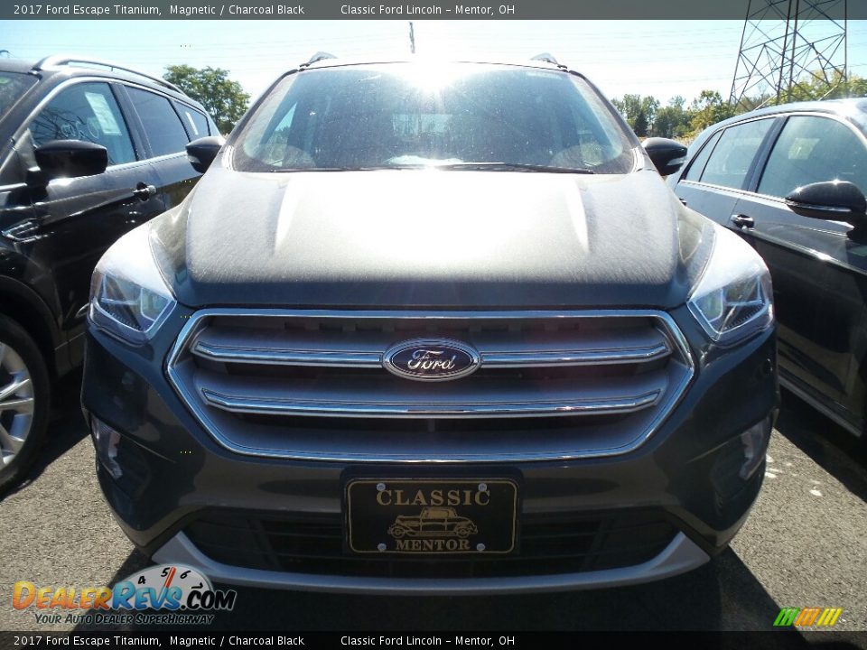 2017 Ford Escape Titanium Magnetic / Charcoal Black Photo #2