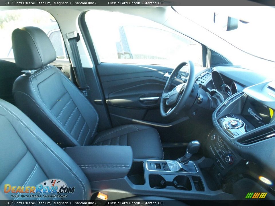 2017 Ford Escape Titanium Magnetic / Charcoal Black Photo #3