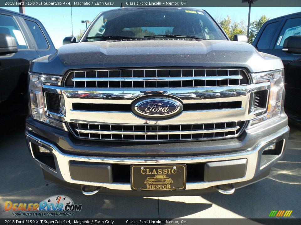 2018 Ford F150 XLT SuperCab 4x4 Magnetic / Earth Gray Photo #2