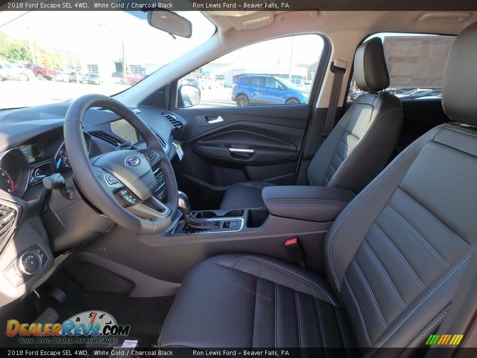 2018 Ford Escape SEL 4WD White Gold / Charcoal Black Photo #11