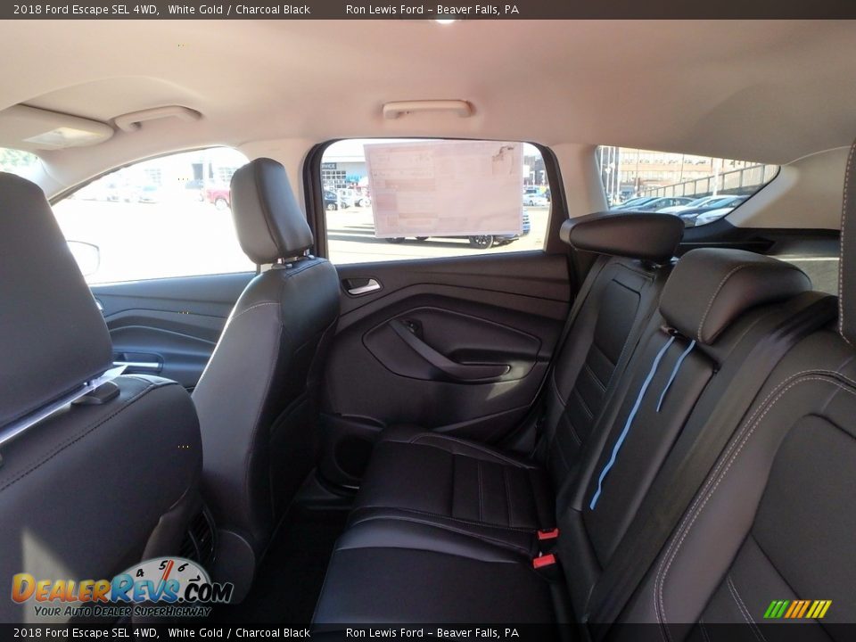 2018 Ford Escape SEL 4WD White Gold / Charcoal Black Photo #12