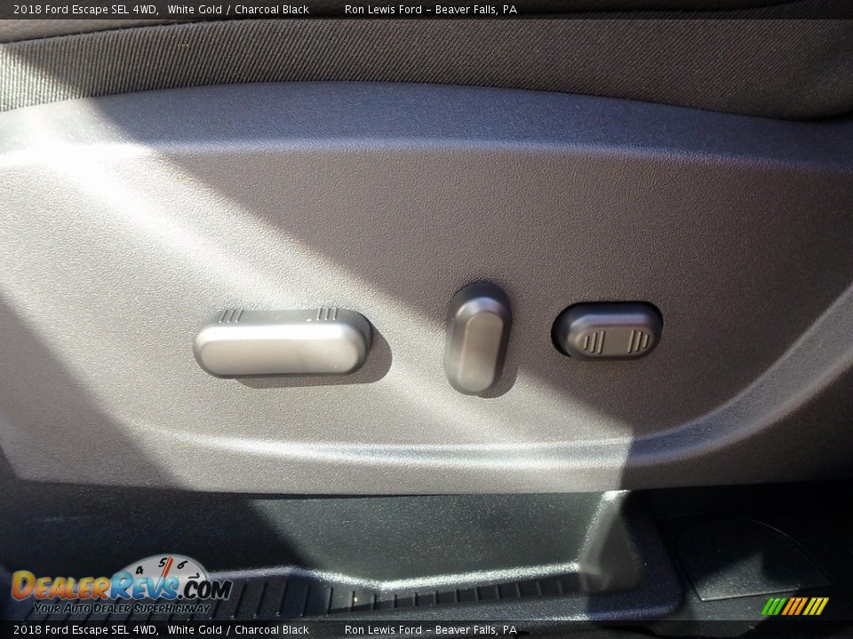 2018 Ford Escape SEL 4WD White Gold / Charcoal Black Photo #16