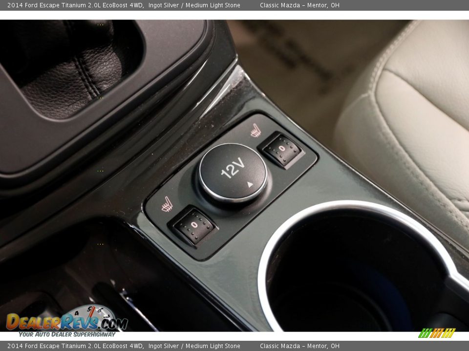 2014 Ford Escape Titanium 2.0L EcoBoost 4WD Ingot Silver / Medium Light Stone Photo #14