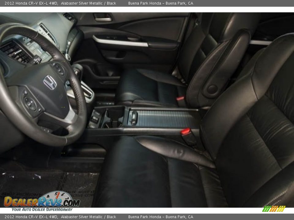 2012 Honda CR-V EX-L 4WD Alabaster Silver Metallic / Black Photo #3