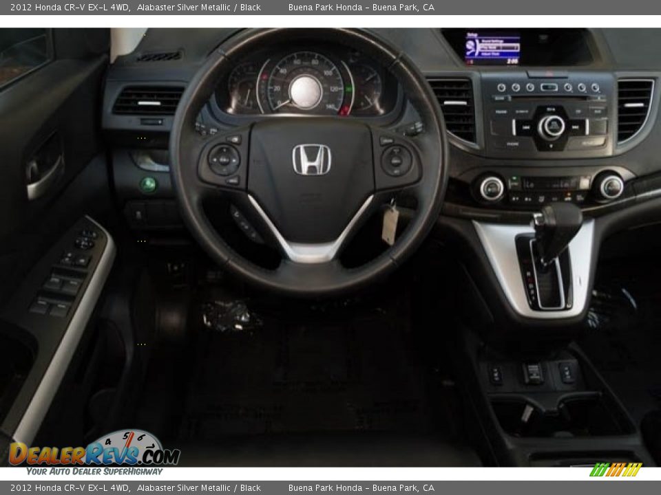 2012 Honda CR-V EX-L 4WD Alabaster Silver Metallic / Black Photo #5
