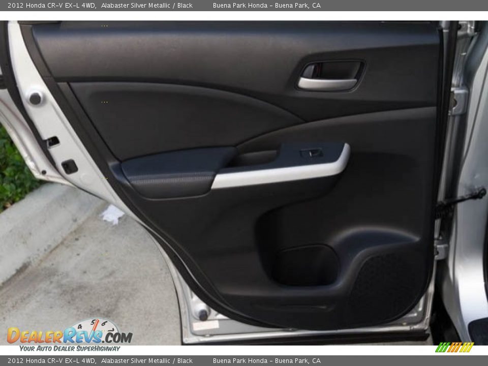 2012 Honda CR-V EX-L 4WD Alabaster Silver Metallic / Black Photo #25