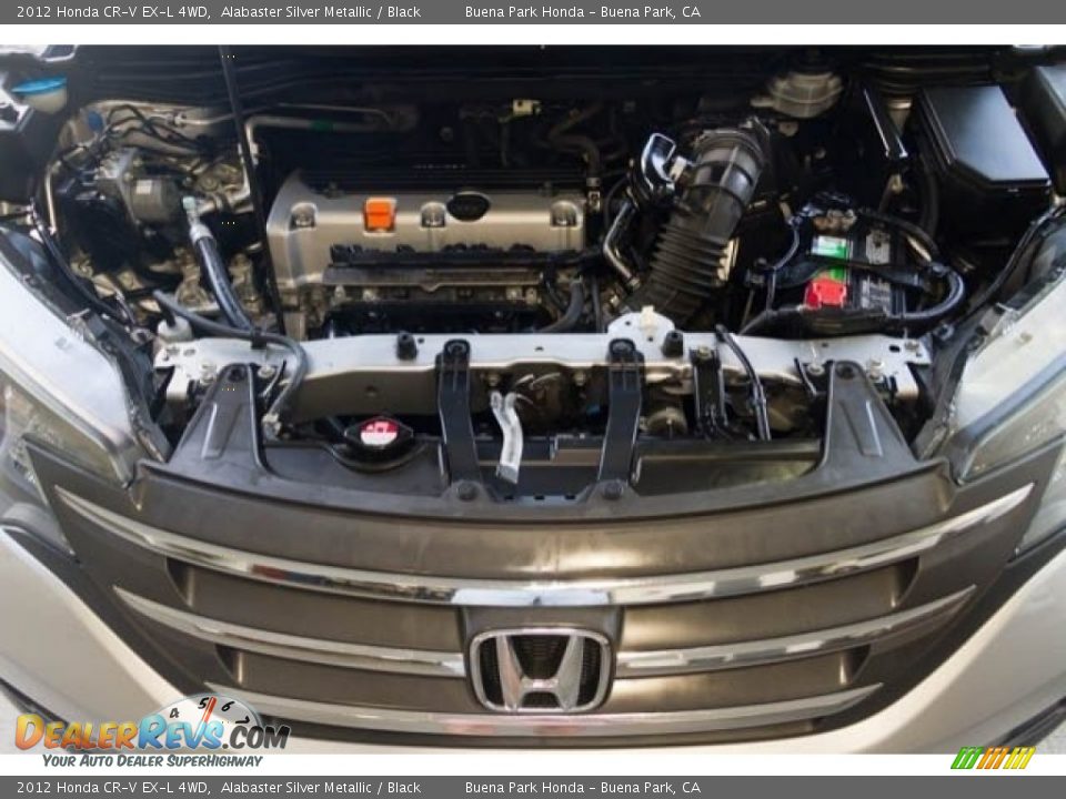 2012 Honda CR-V EX-L 4WD Alabaster Silver Metallic / Black Photo #28