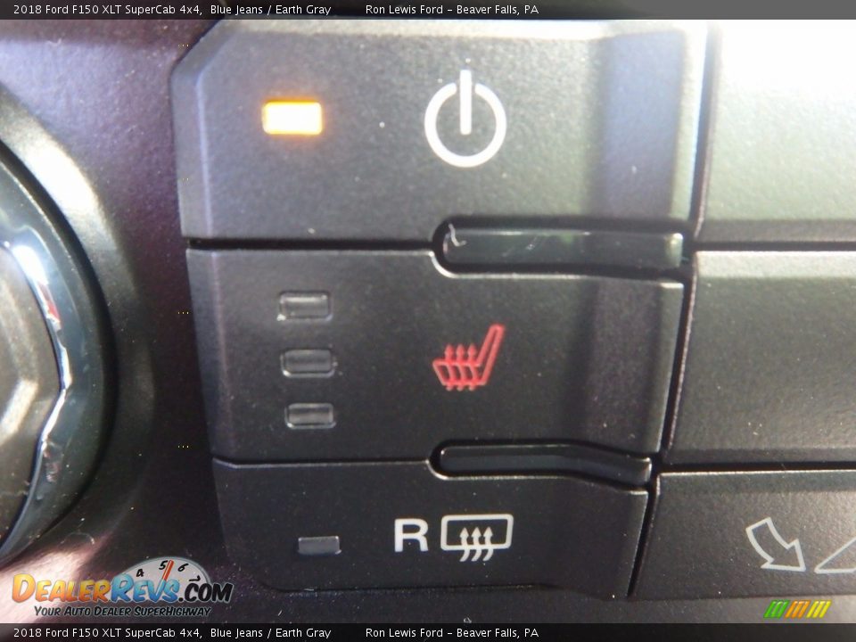 2018 Ford F150 XLT SuperCab 4x4 Blue Jeans / Earth Gray Photo #19