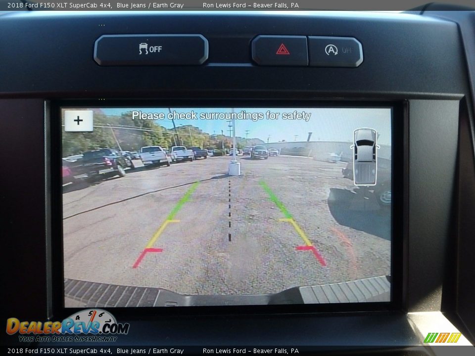 2018 Ford F150 XLT SuperCab 4x4 Blue Jeans / Earth Gray Photo #20