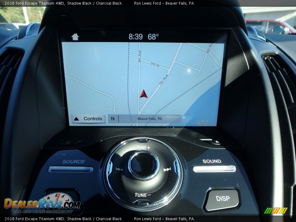 Navigation of 2018 Ford Escape Titanium 4WD Photo #18