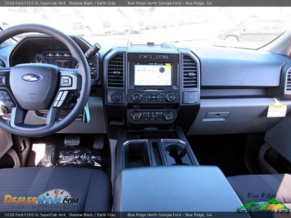 2018 Ford F150 XL SuperCab 4x4 Shadow Black / Earth Gray Photo #16