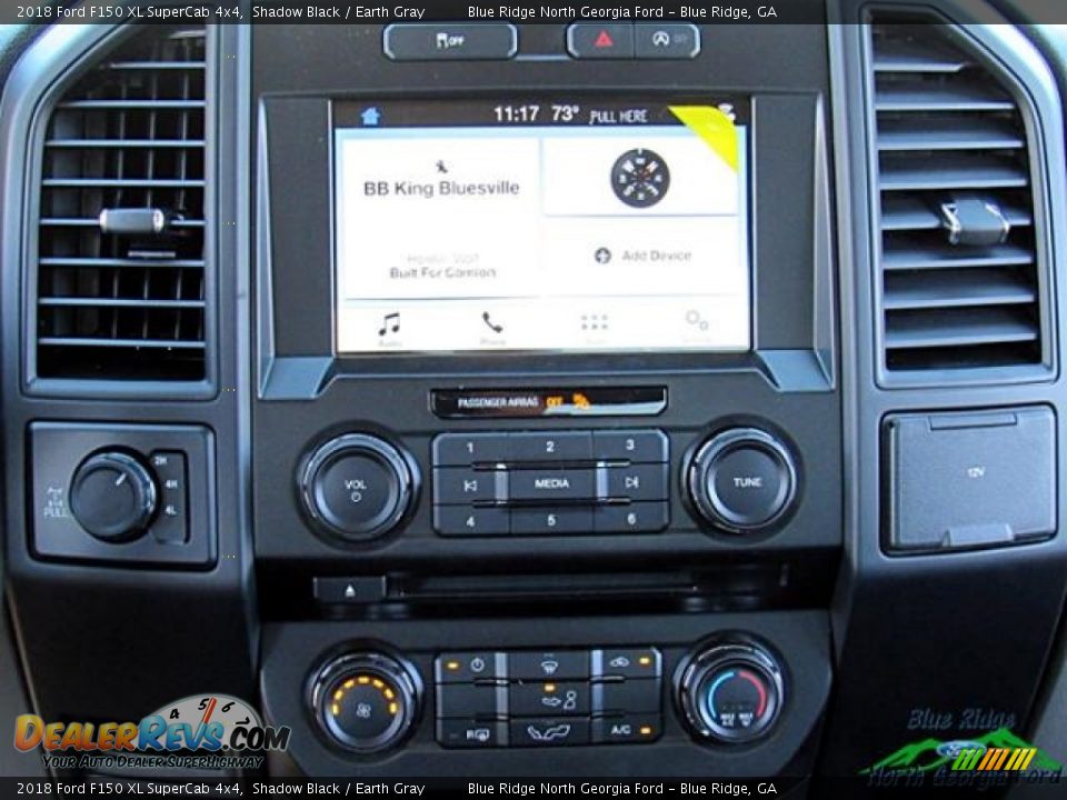 2018 Ford F150 XL SuperCab 4x4 Shadow Black / Earth Gray Photo #19
