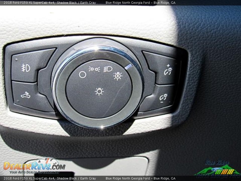 2018 Ford F150 XL SuperCab 4x4 Shadow Black / Earth Gray Photo #22