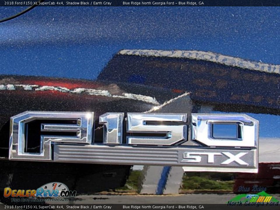 2018 Ford F150 XL SuperCab 4x4 Shadow Black / Earth Gray Photo #28
