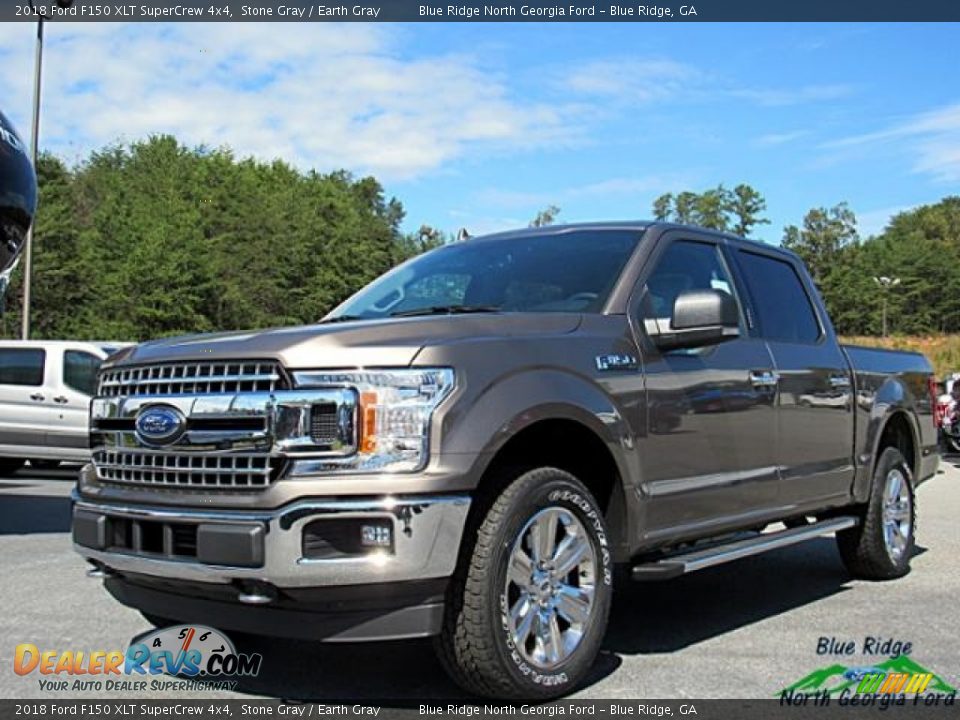 2018 Ford F150 XLT SuperCrew 4x4 Stone Gray / Earth Gray Photo #1