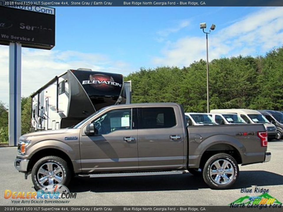 2018 Ford F150 XLT SuperCrew 4x4 Stone Gray / Earth Gray Photo #2