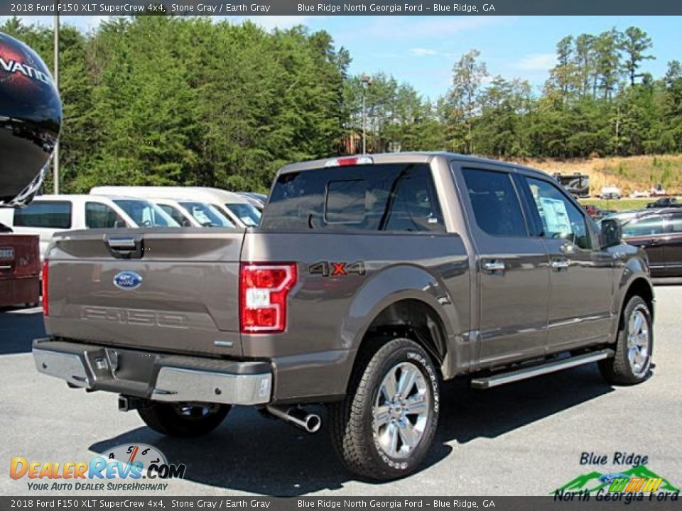 2018 Ford F150 XLT SuperCrew 4x4 Stone Gray / Earth Gray Photo #5