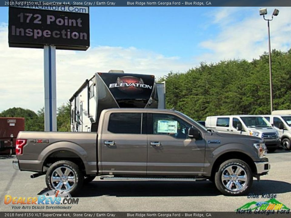 2018 Ford F150 XLT SuperCrew 4x4 Stone Gray / Earth Gray Photo #6