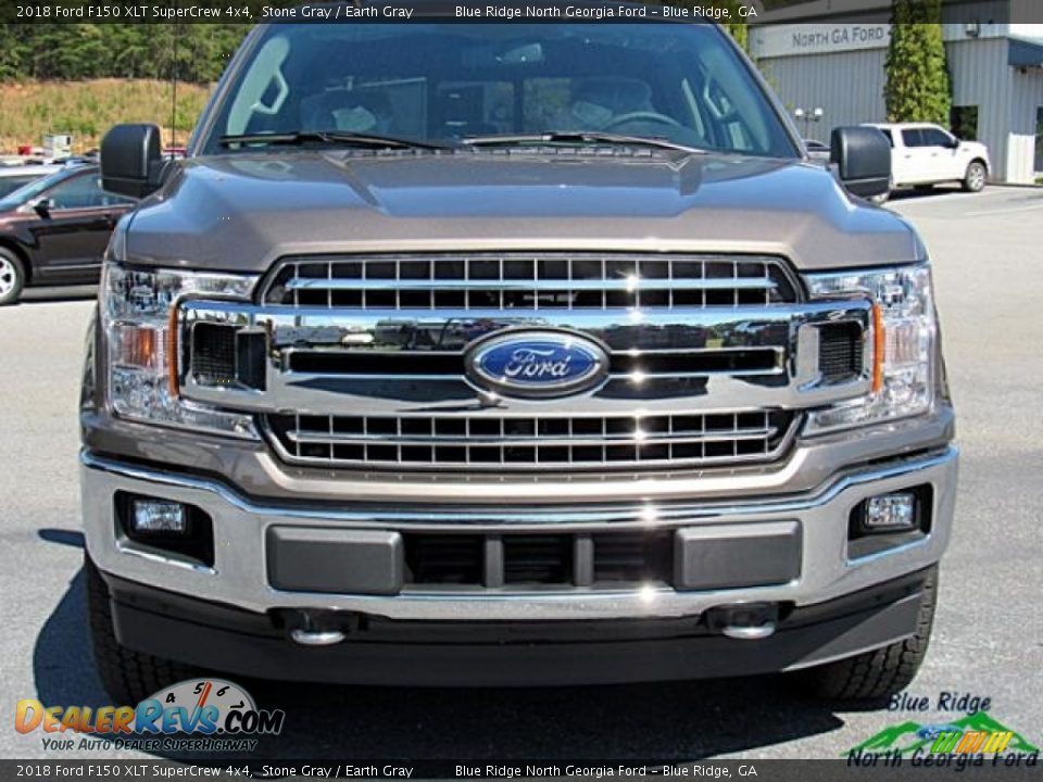 2018 Ford F150 XLT SuperCrew 4x4 Stone Gray / Earth Gray Photo #8