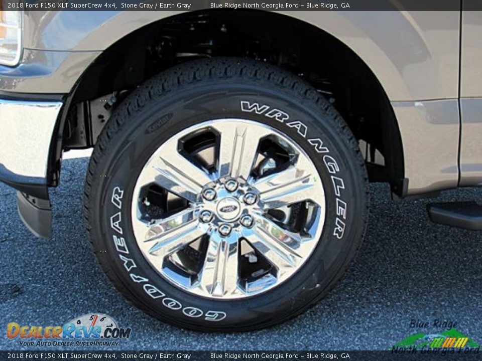2018 Ford F150 XLT SuperCrew 4x4 Stone Gray / Earth Gray Photo #9