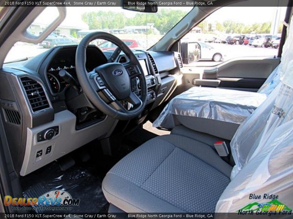 2018 Ford F150 XLT SuperCrew 4x4 Stone Gray / Earth Gray Photo #11